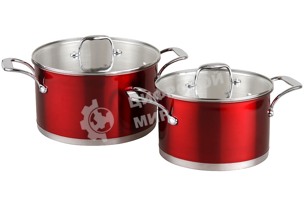 Набор кастрюль Pomi d'Oro PSS-640026 Prezioso, 20см и 24см с крышками