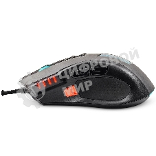 Мышь проводная Crown Gaming CMXG-711 черный, 4000 dpi, USB, кнопки - 8