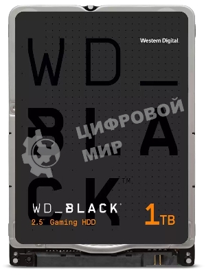 Жесткий диск WD 1Tb 7200rpm SATA-III WD10SPSX черный 64Mb 2.5