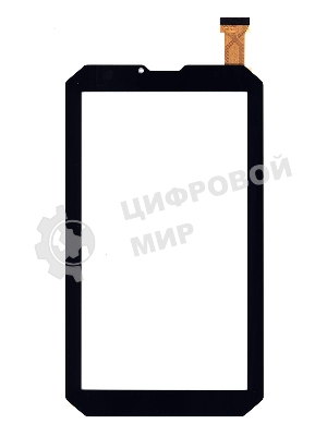 Сенсорное стекло (тачскрин) для Prestigio Muze 4667 3G, черное