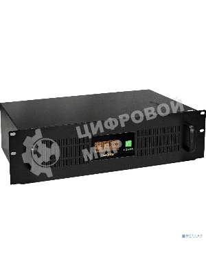 Источник бесперебойного питания ExeGate ServerRM UNL-800.LCD.AVR.2SH.3C13.USB.2U 800VA/480W, Color LCD, AVR, 2*Schuko+3*C13, USB, 2U, установка в стойку, черный
