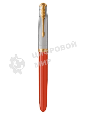 Ручка перьевая Parker 51 Premium (CW2169071) Red Rage GT, F, сталь нержавеющая, подарочная коробка