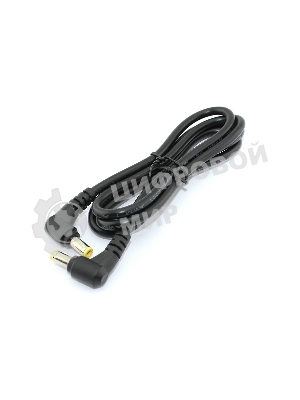 Кабель DC 5.5x2.5 18 AWG папа-папа 1 м с угловым штекером