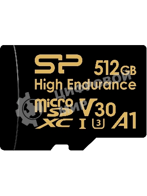 Флеш карта microSDXC 512Gb Silicon Power SP512GbSTXDV3V1H Superior V30 A1 + adapter
