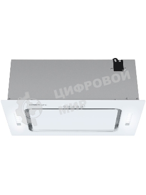 Вытяжка встраиваемая HOMSair Crocus Push 52 белый, 51.8 см, 850 куб. м/ч, 53 дБ