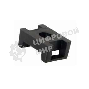 Площадка для крепления стяжки Rexant 16х22.2 мм черный (уп. 100 шт)