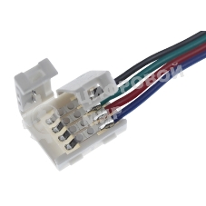 Коннектор соединительный (2 разъема) для RGb светодиодных лент шириной 10 мм, длина 15 см LAMPER