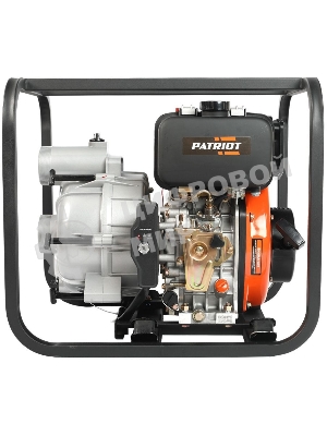 Мотопомпа Patriot MPD 3072 SFE4т дизель 296см3 5.7лс 75м3/ч 1200л/м глуб.8м напор25м 3'' бак3.5л