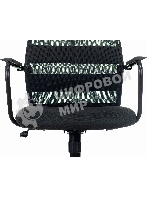 Кресло Бюрократ KB-5M TW-01 3C11 черный, сетка/ткань, 120 кг, механизм качания, с подголовником