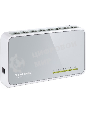 Коммутатор TP-Link SOHO TL-SF1008D Коммутатор 8-port 10/100M mini Desktop Switch, 8 10/100M RJ45 ports, Plastic case
