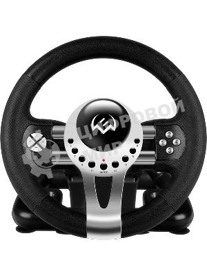 Руль SVEN GC-W700 (педали, вибро, скоба, лепестки, АКПП, D-pad, 12 кл, резин. вставки, PC/Xinput)