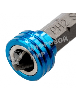 Бита Gross PH2x25 мм с ограничителем и магнитом, для ГКЛ, S2