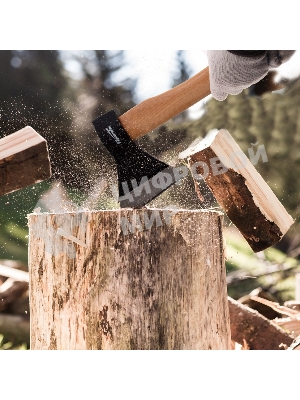 Топор Sparta 800 г в сборе кованый деревянное топорище