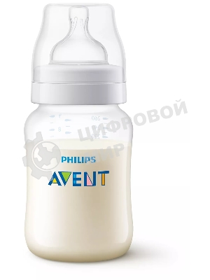 Бутылочка для кормления Philips SCY103/02, Anti-colic 1+ мес., 260 мл, 2 шт.