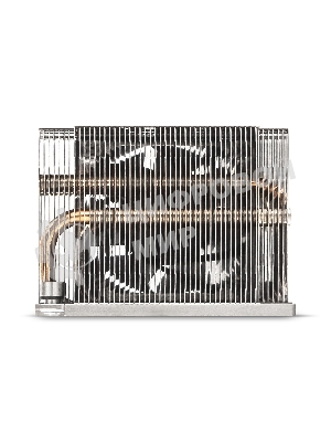 Кулер для процессора ExeGate ESNK-P0068AP4.PWM.2U.3647.Cu серебристый/черный, 60 мм, алюминий/медь, 6800 об/мин, 52 дБ, 4 pin, 205 Вт, 64.5 мм