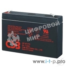 Батарея для ИБП CSB GP 672 (6V 7.2Ah)