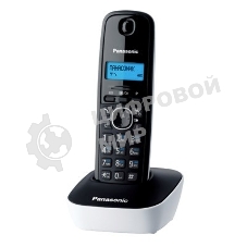 Телефон беспроводной (DECT) Panasonic KX-TG1611RUW (белый) АОН, Caller ID,12 мелодий звонка,подсветка дисплея,поиск трубки