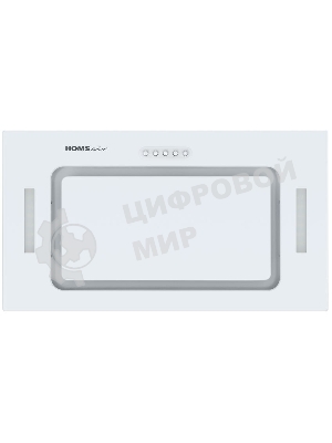 Вытяжка встраиваемая HOMSair Crocus Push 52 белый, 51.8 см, 850 куб. м/ч, 53 дБ