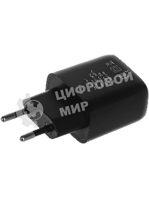 Сетевое зарядное устройство Buro BUWG1 3A QC черный