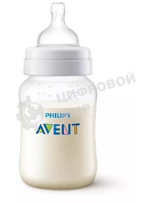 Бутылочка для кормления Philips SCY103/02, Anti-colic 1+ мес., 260 мл, 2 шт.