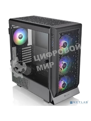 Компьютерный корпус Thermaltake Ceres 500 TG ARGb черный без БП ATX 4x140мм 2xUSB3.0 1xUSB3.1 audio bott PSU