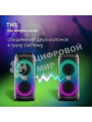 Минисистема Digma D-MC1722 черный 60Вт FM USB BT micro SD