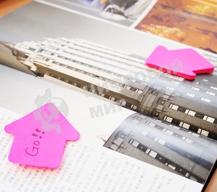 Блок самоклеящийся бумажный Stick`n 21181 70x70 мм, 50 листов, 70 г/м2, неон, малиновый вырубной 