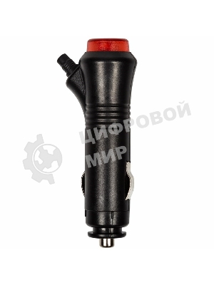 Штекер автоприкуривателя с кнопкой I=3А Rexant