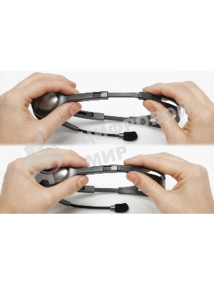 Гарнитура Logitech H111 чёрный, проводная, 3.5 мм