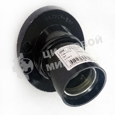 Патрон электрич. E27 Пкб27-04-К31 угловой настенный карболит. черный (с этикет.) IEK EPK13-04-01-K01