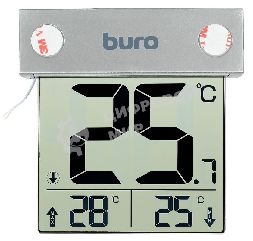 Термометр Buro P-6041 серебристый