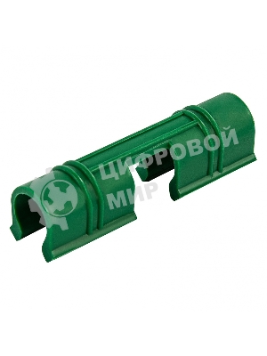 Универсальные зажимы для крепления пленки к каркасу парника Palisad d12мм, 20 шт/уп, зеленые