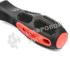 Отвертка Matrix Anti-Slip, SL4,0 х 100 мм, CrV, двухкомп. рукоятка