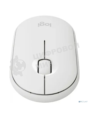 Мышь беспроводная Logitech Pebble M350 белый, 1000 dpi, радиоканал, Bluetooth, USB, кнопки - 3