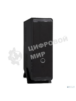 Компьютерный корпус MiniITX ExeGate MI-209 Black, miniITX/mATX, (M300, 80мм), 2хUSB, Audio