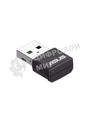 Роутер ASUS USB-AX55 NANO 90IG06X0-MO0B00 WI-FI 802.11ax/ac/a/g/n, 400 + 867 Mbps USB 3.0 Adapter + 2 антенны