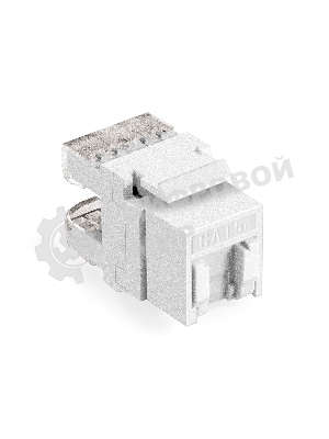 Модуль-вставка Keystone Jack RJ-45 ExeGate KJ-8P8C-U-C5e-180SH-Dual (Кат.5e, неэкранированная, 180 градусов, со шторками, IDC Krone/110)
