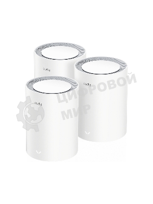 Бесшовный Mesh роутер Cudy M3000(2-PACK) AX3000 10/100/1000/2500BASE-T, белый (упак.:2шт)