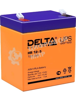 Батарея для ИБП Delta HR 12-5 (12V, 5Ah)