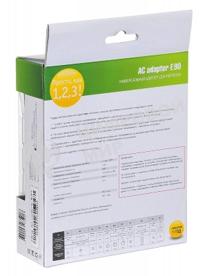 Блок питания Ippon E90 автоматический 90W 15V-19.5V 8-connectors 6A от бытовой электросети LED индикатор
