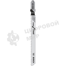 Набор пилок по дереву Bosch T101BR HCS 5пред. (лобзики)