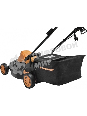 Газонокосилка CARVER LME-1437 эл. 1400Вт ширина 37см рег.высоты травосборник 35л