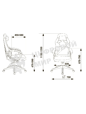 Кресло Zombie DRIVER черный, экокожа, 120 кг, механизм качания