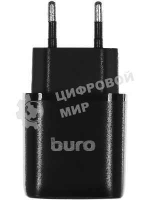 Сетевое зарядное устройство Buro BUWG1 3A QC черный