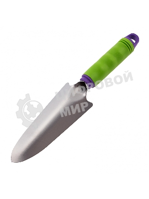 Совок посадочный узкий Palisad 62х315 мм, стальной, пластиковая рукоятка