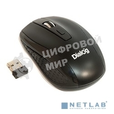 Мышь беспроводная Dialog Pointer MROP-01U черный, 1600 dpi, радиоканал, USB, кнопки - 6