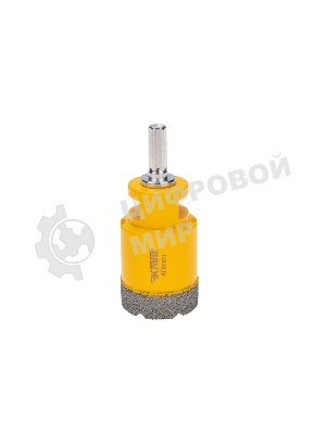 Коронка алмазная профессиональная по керамограниту и железобетону Kranz М14, вакуумное спекание, 40 мм, для УШМ