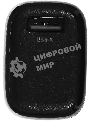 Сетевое зарядное устройство Buro BUWG1 3A QC черный