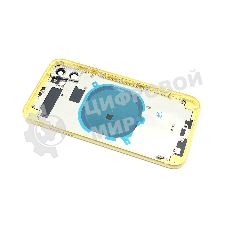 Задняя крышка (корпус) в сборе с рамкой для Apple iPhone 11 желтый