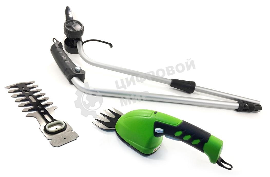 Ножницы GREENWORKS 1600207 аккум.садовые 3.6В с удлиненной ручкой (встроенный аккум и ЗУ)